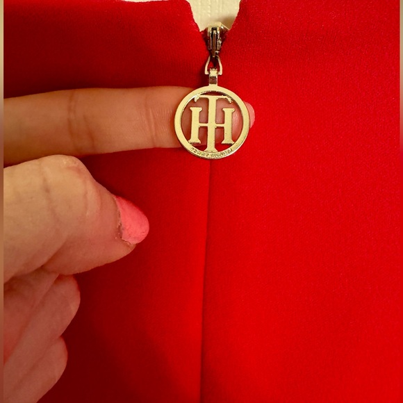 Tommy Hilfiger Women’s Red Midi Dress - Picture 3 of 5